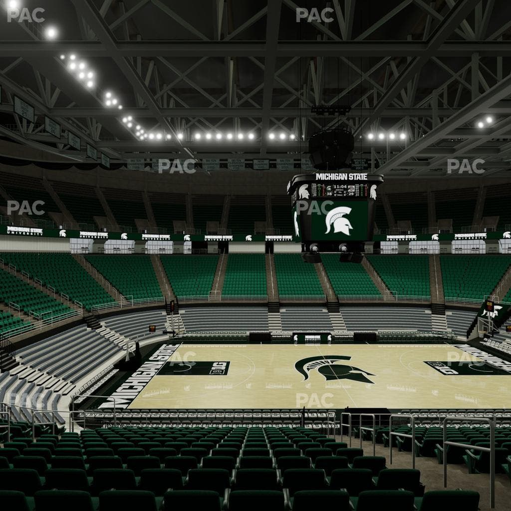 Jack Breslin Student Events Center - Section 128 Seat View