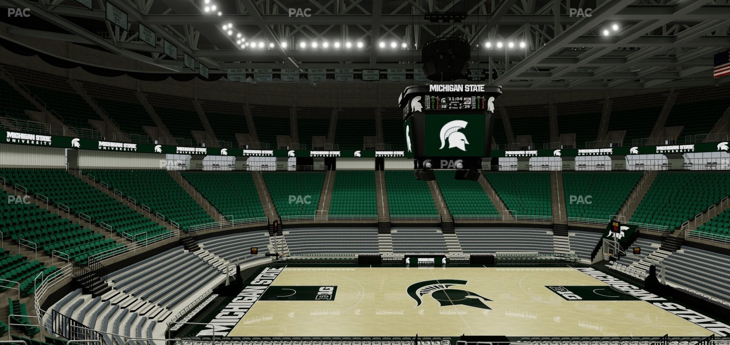 Jack Breslin Student Events Center - Section 128 Seat View