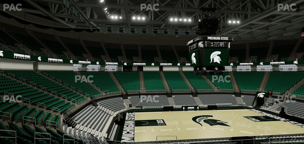 Jack Breslin Student Events Center - Section 129 Seat View