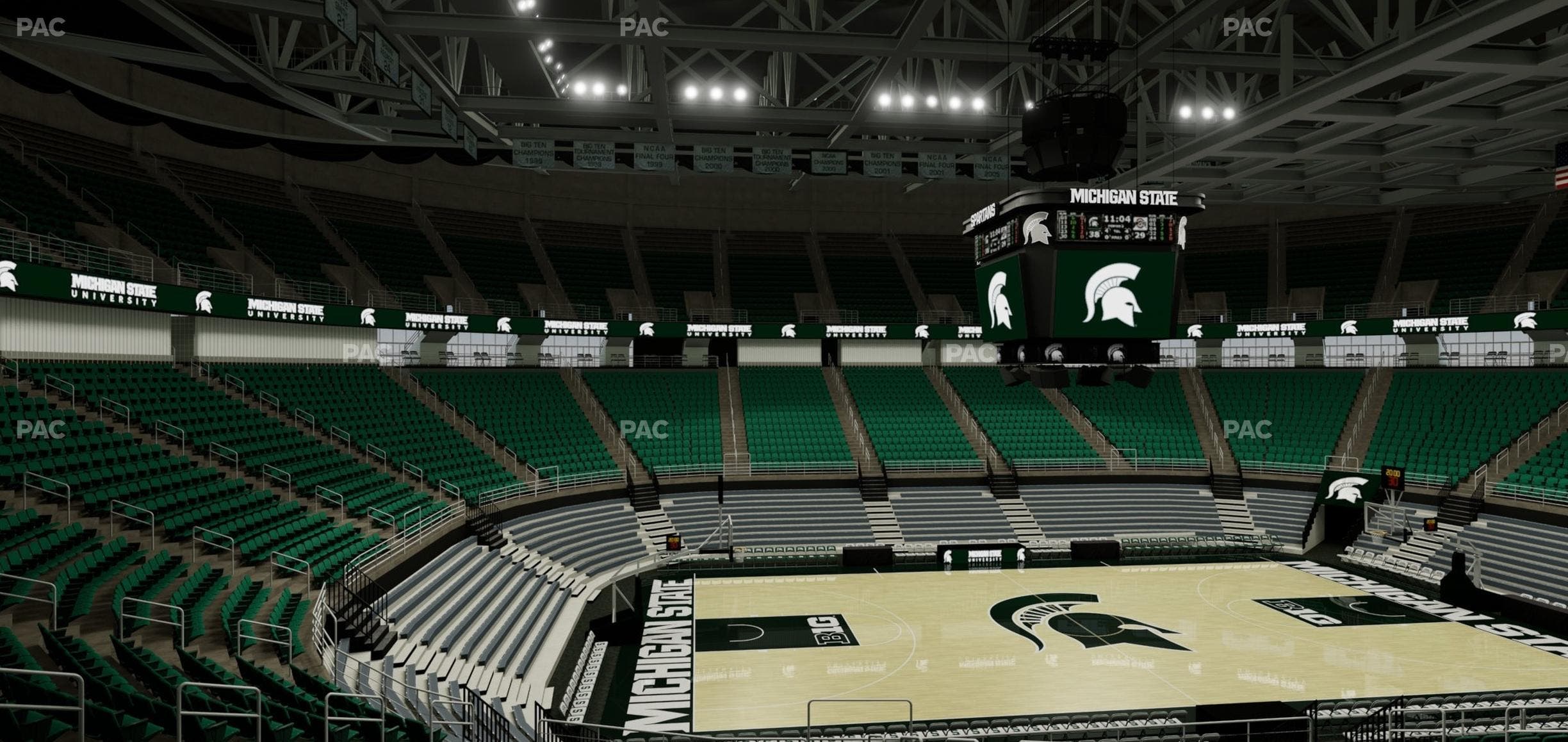 Jack Breslin Student Events Center - Section 129 Seat View