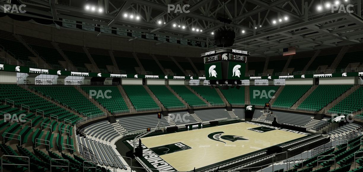 Jack Breslin Student Events Center - Section 131 Seat View