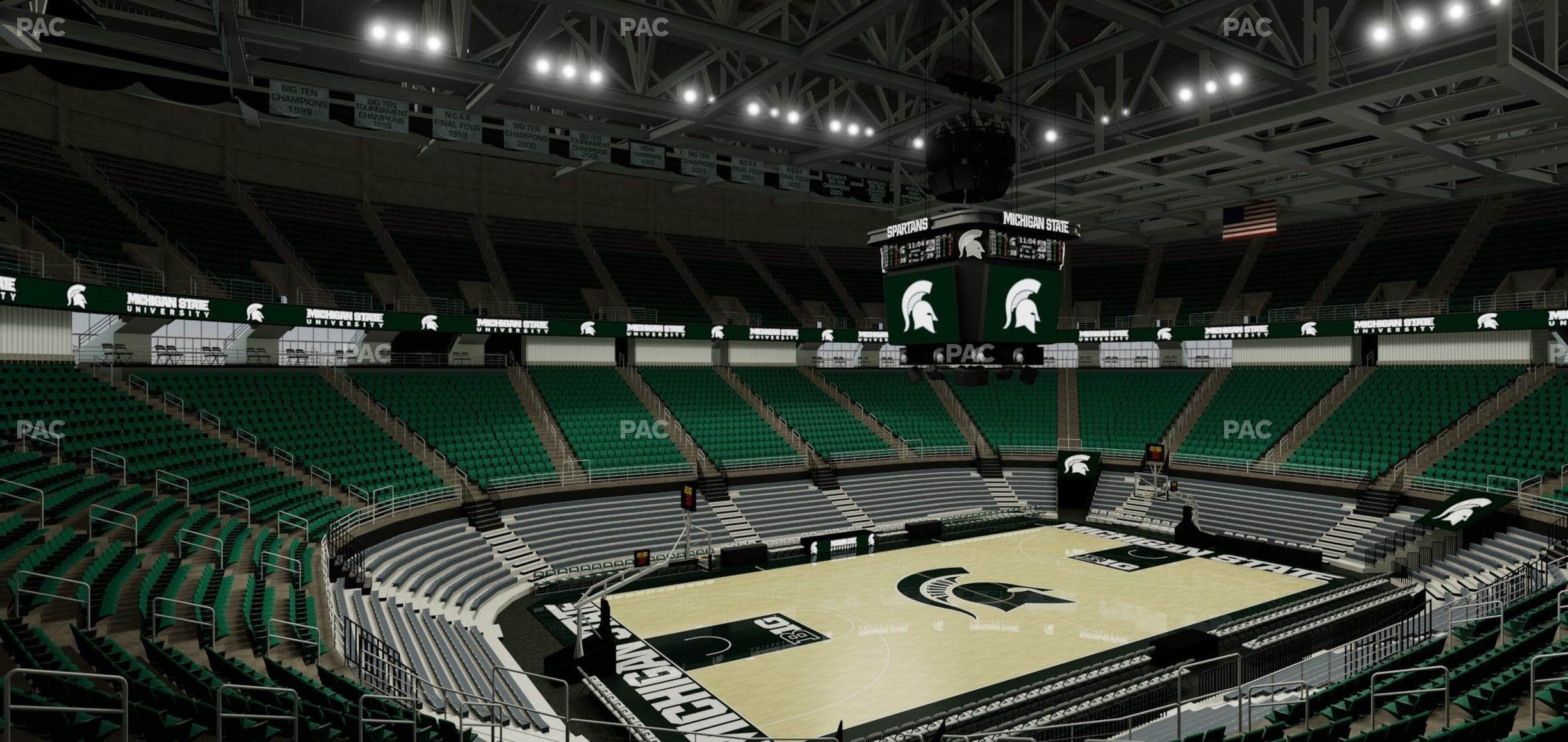 Jack Breslin Student Events Center - Section 131 Seat View