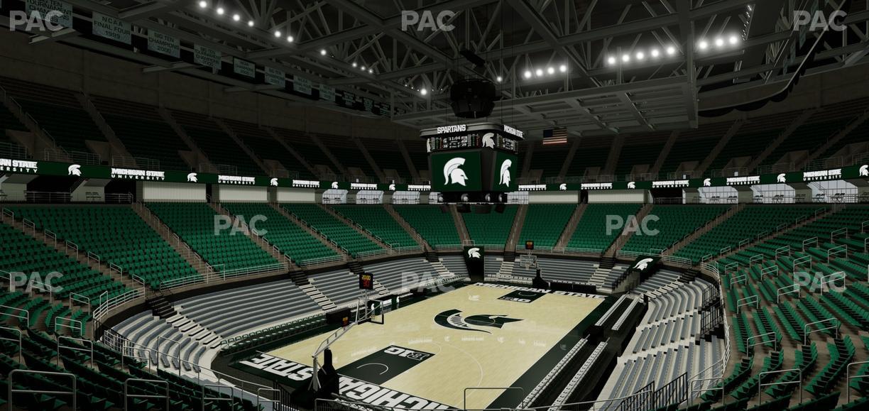 Jack Breslin Student Events Center - Section 133 Seat View