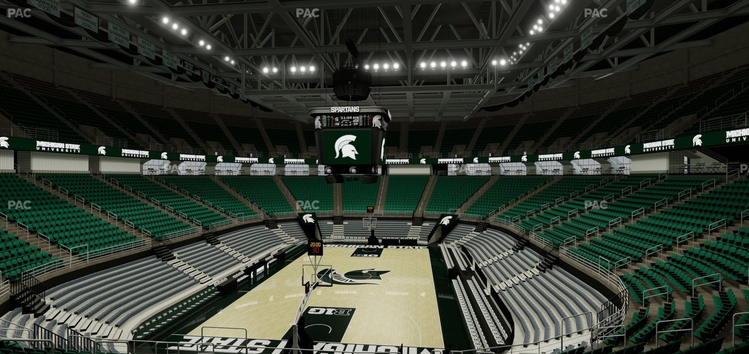 Jack Breslin Student Events Center - Section 135 Seat View