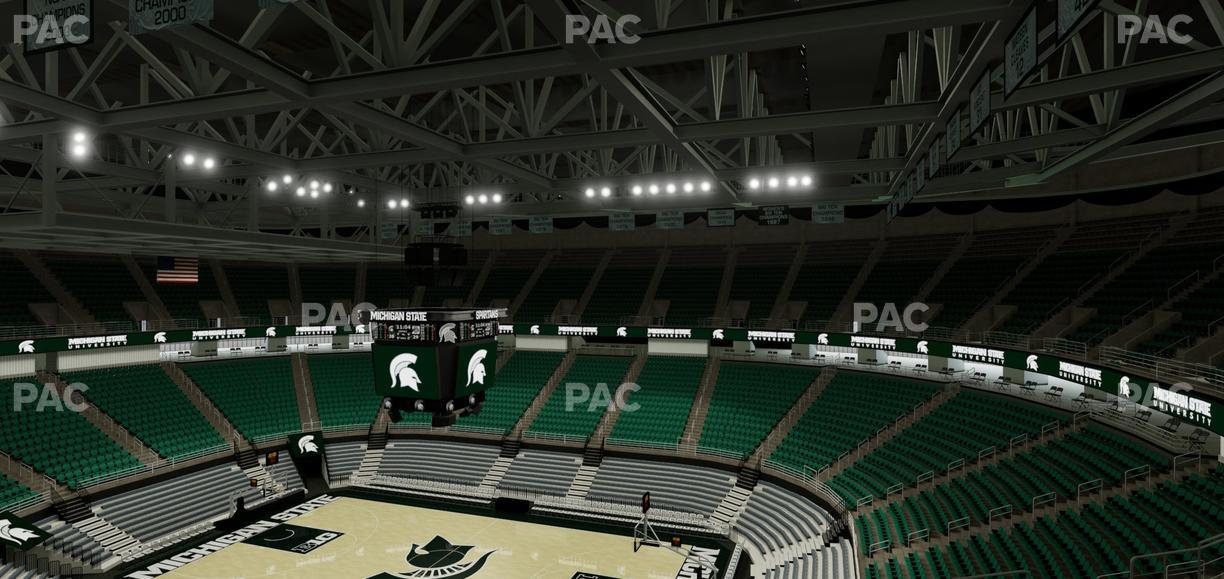 Jack Breslin Student Events Center - Section 206 Seat View