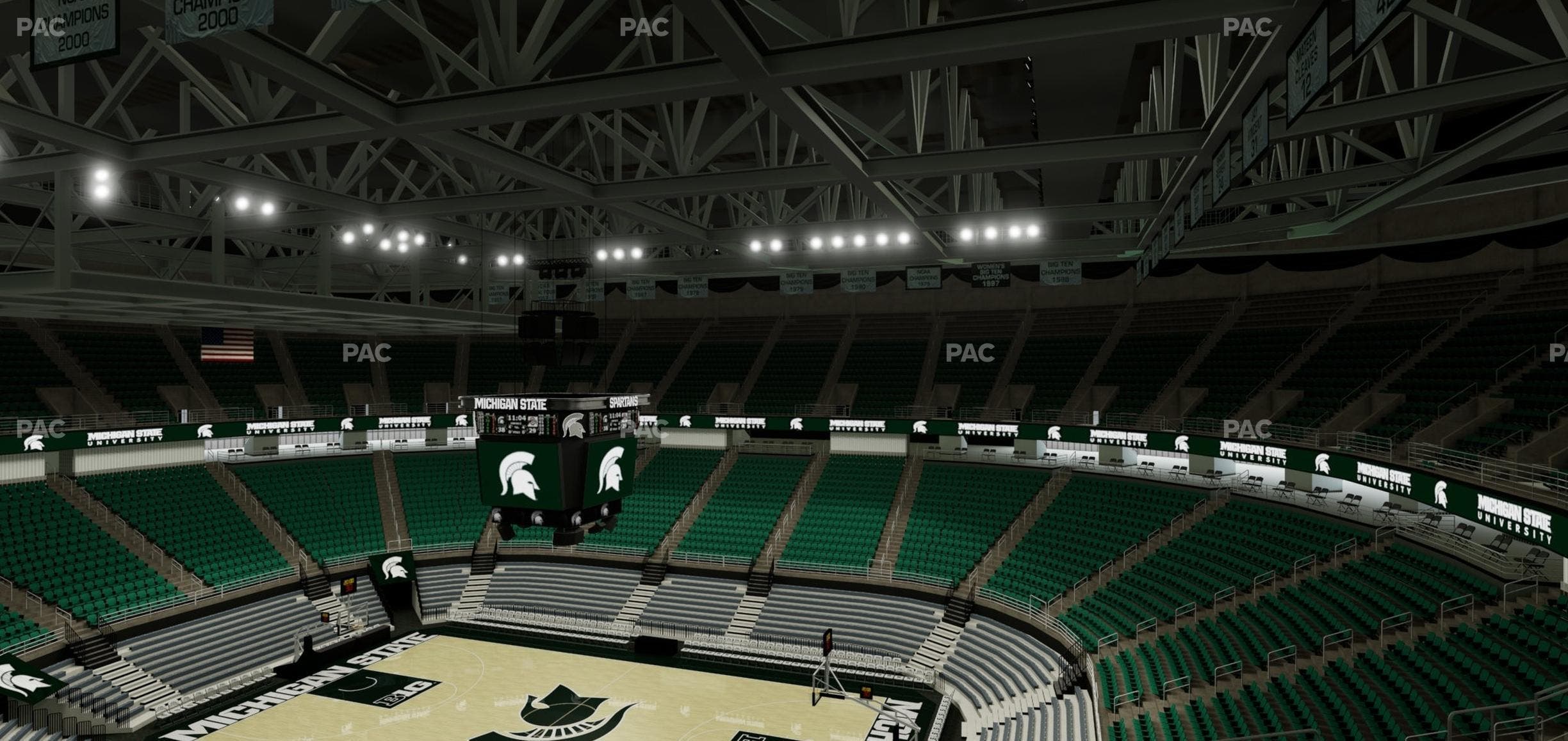 Jack Breslin Student Events Center - Section 206 Seat View