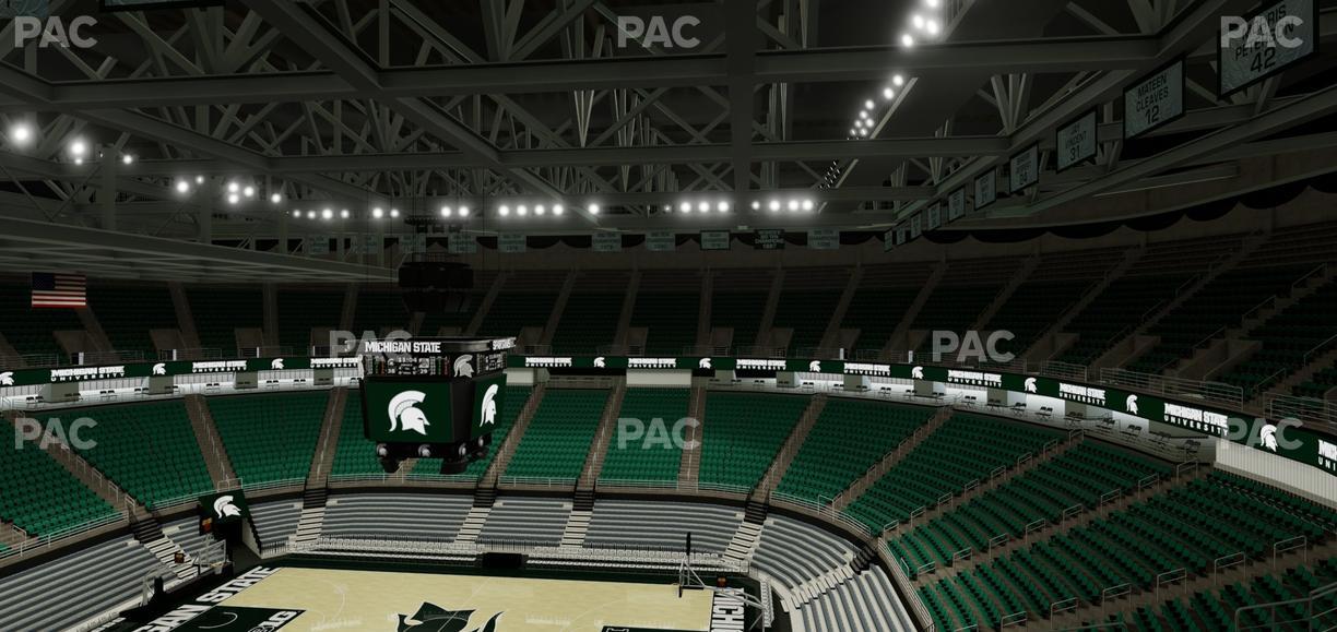 Jack Breslin Student Events Center - Section 207 Seat View