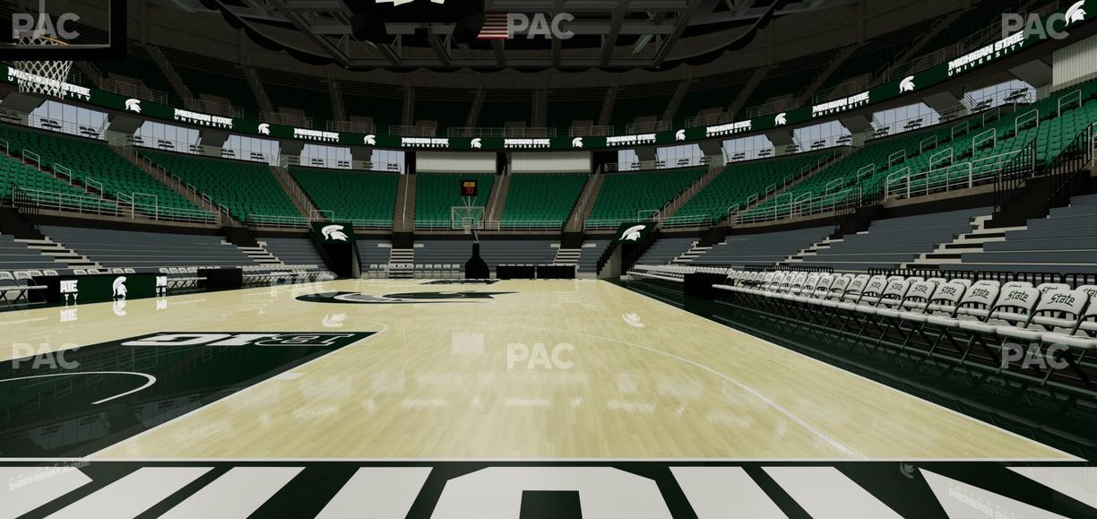 Jack Breslin Student Events Center - Section 208 Seat View