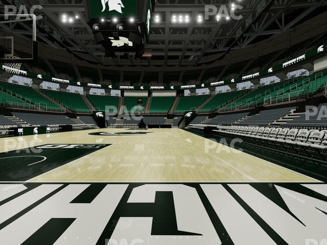 Jack Breslin Student Events Center - Section 208 Seat View