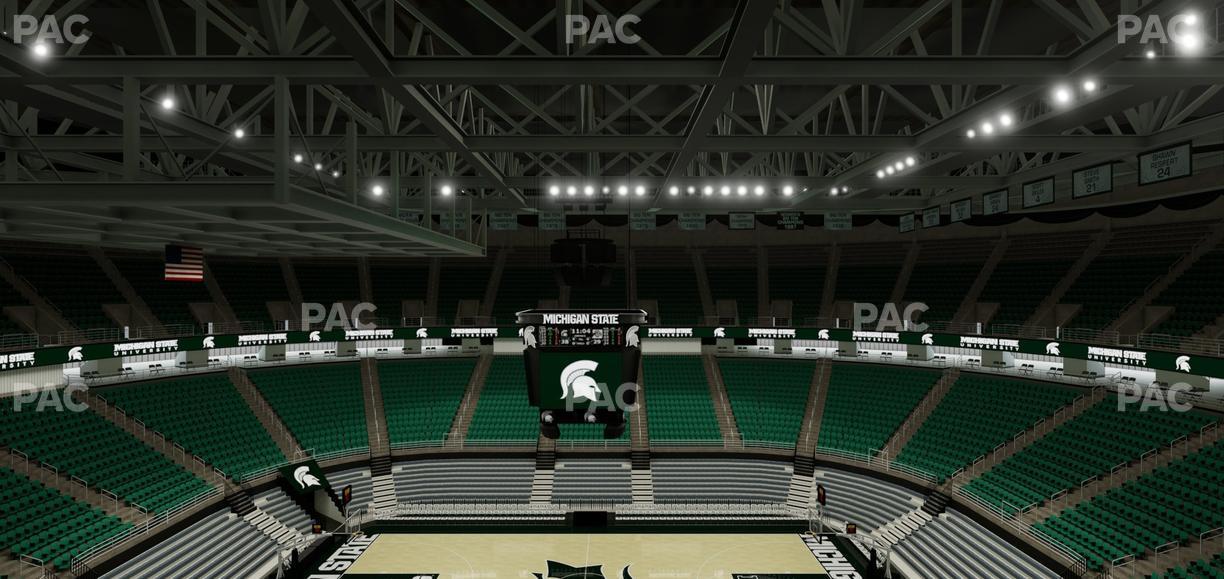 Jack Breslin Student Events Center - Section 209 Seat View
