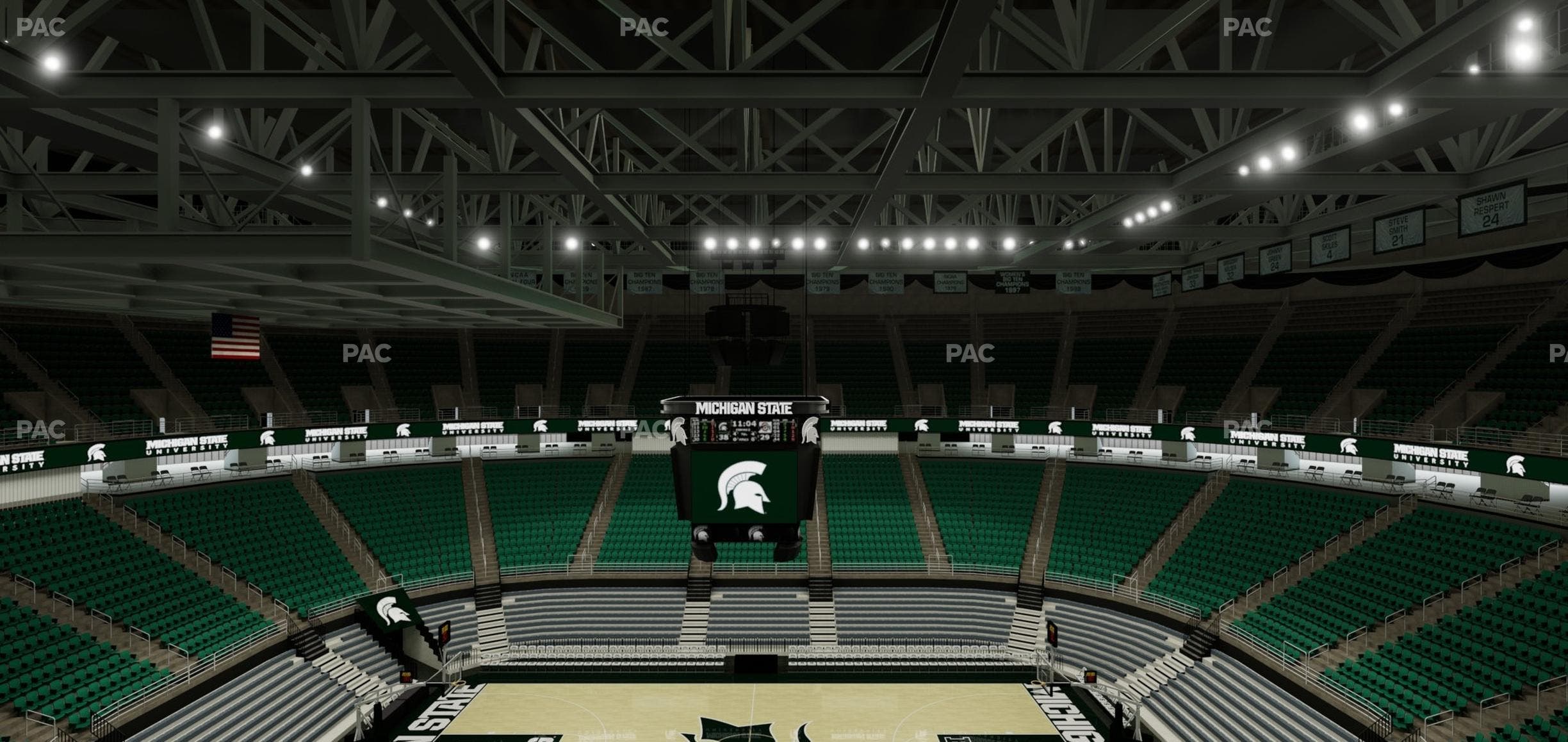 Jack Breslin Student Events Center - Section 209 Seat View