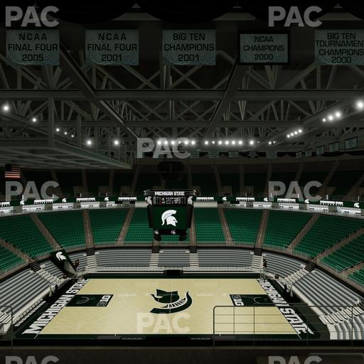 Jack Breslin Student Events Center - Section 209 Seat View
