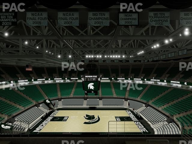 Jack Breslin Student Events Center - Section 209 Seat View