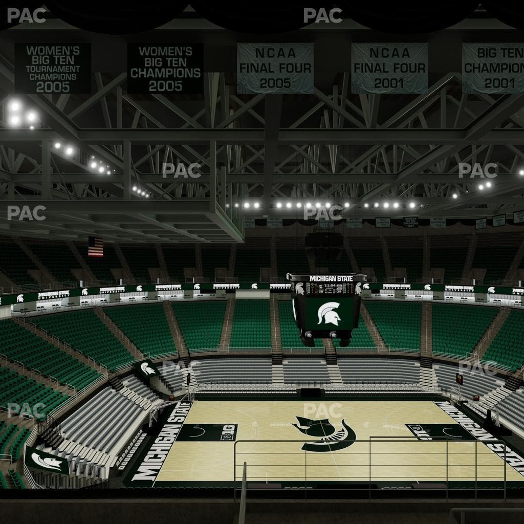 Jack Breslin Student Events Center - Section 210 Seat View