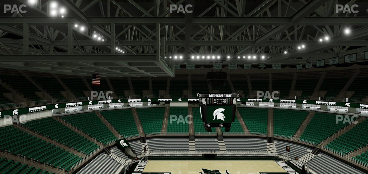 Jack Breslin Student Events Center - Section 210 Seat View