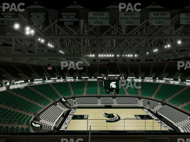 Jack Breslin Student Events Center - Section 210 Seat View