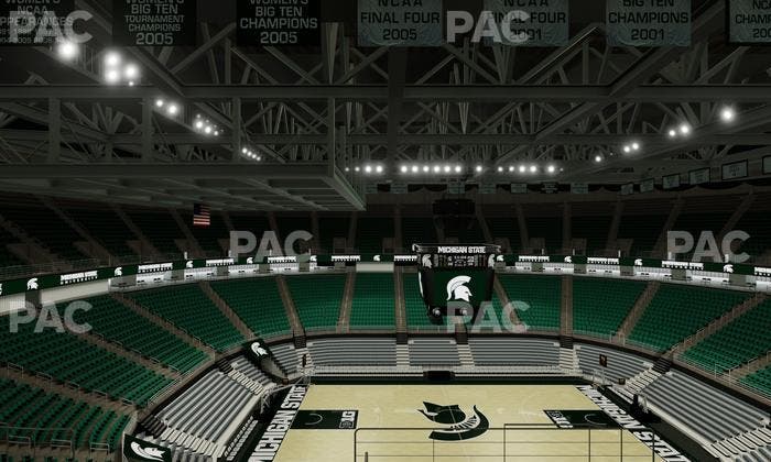 Jack Breslin Student Events Center - Section 210 Seat View