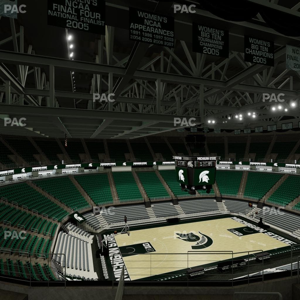 Jack Breslin Student Events Center - Section 212 Seat View