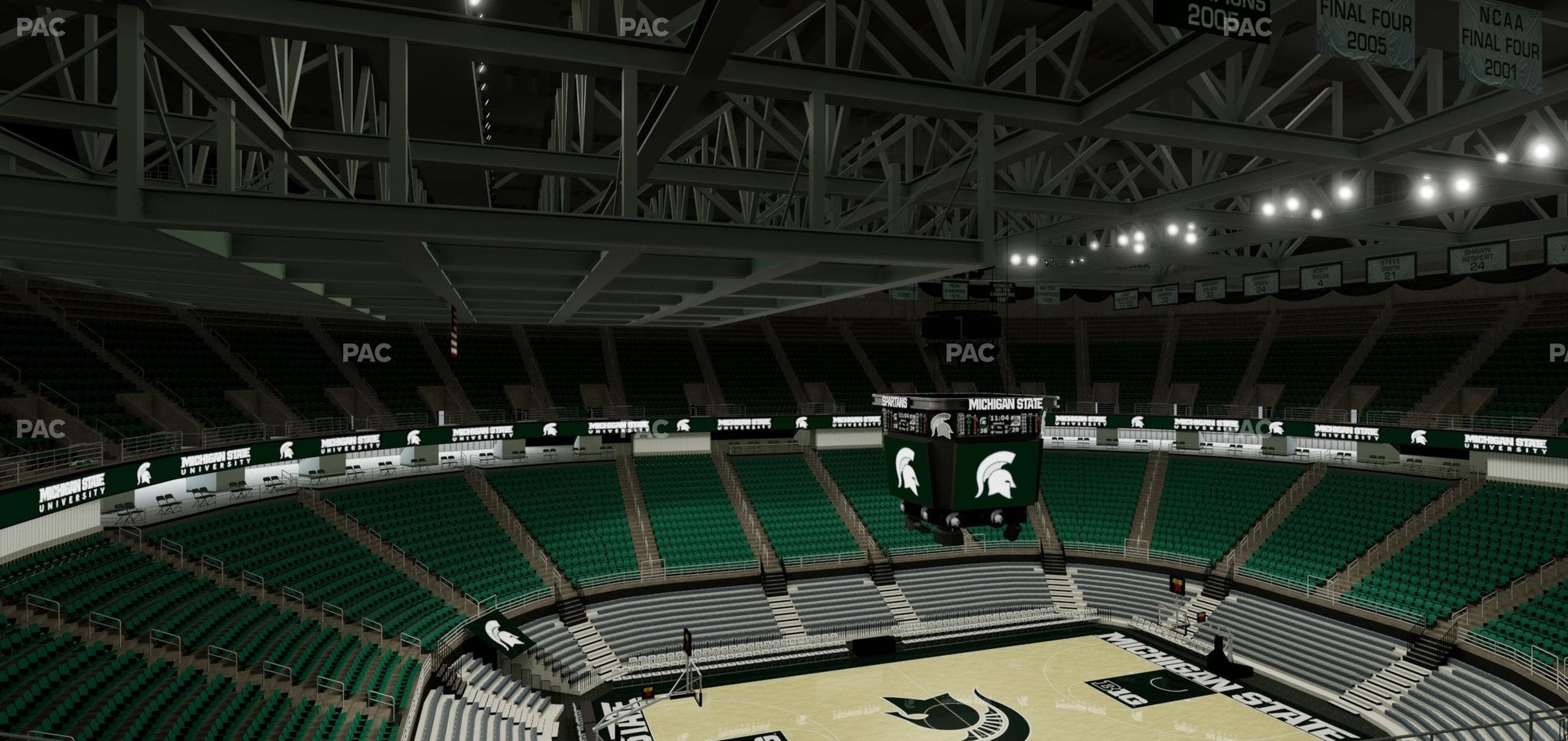 Jack Breslin Student Events Center - Section 212 Seat View