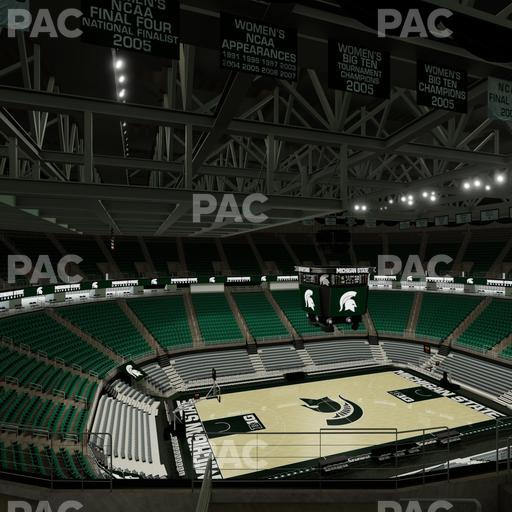 Jack Breslin Student Events Center - Section 212 Seat View
