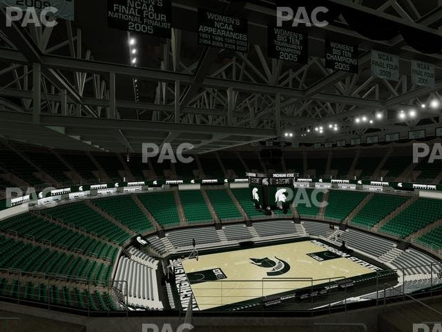Jack Breslin Student Events Center - Section 212 Seat View
