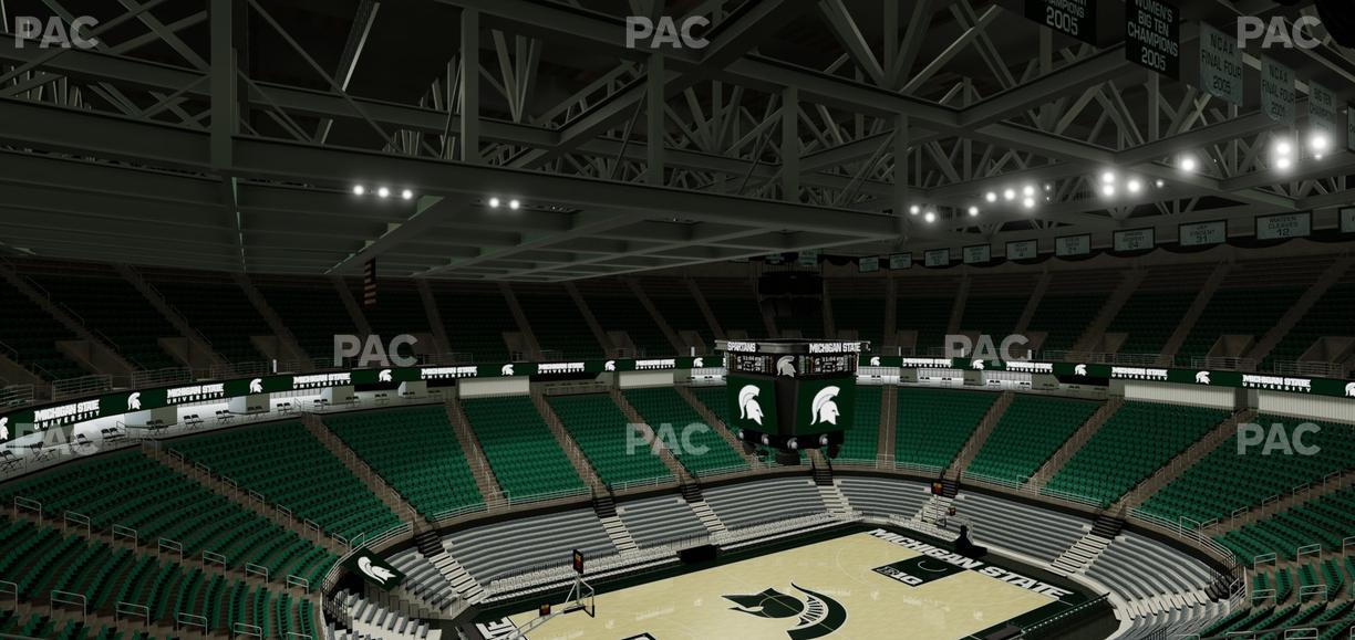 Jack Breslin Student Events Center - Section 213 Seat View