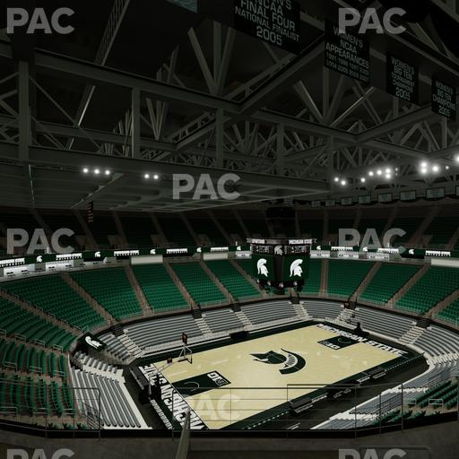 Jack Breslin Student Events Center - Section 213 Seat View