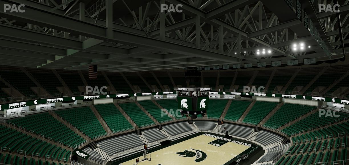 Jack Breslin Student Events Center - Section 214 Seat View