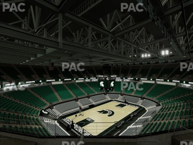 Jack Breslin Student Events Center - Section 214 Seat View