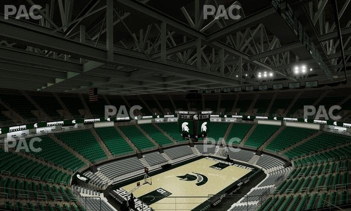 Jack Breslin Student Events Center - Section 214 Seat View