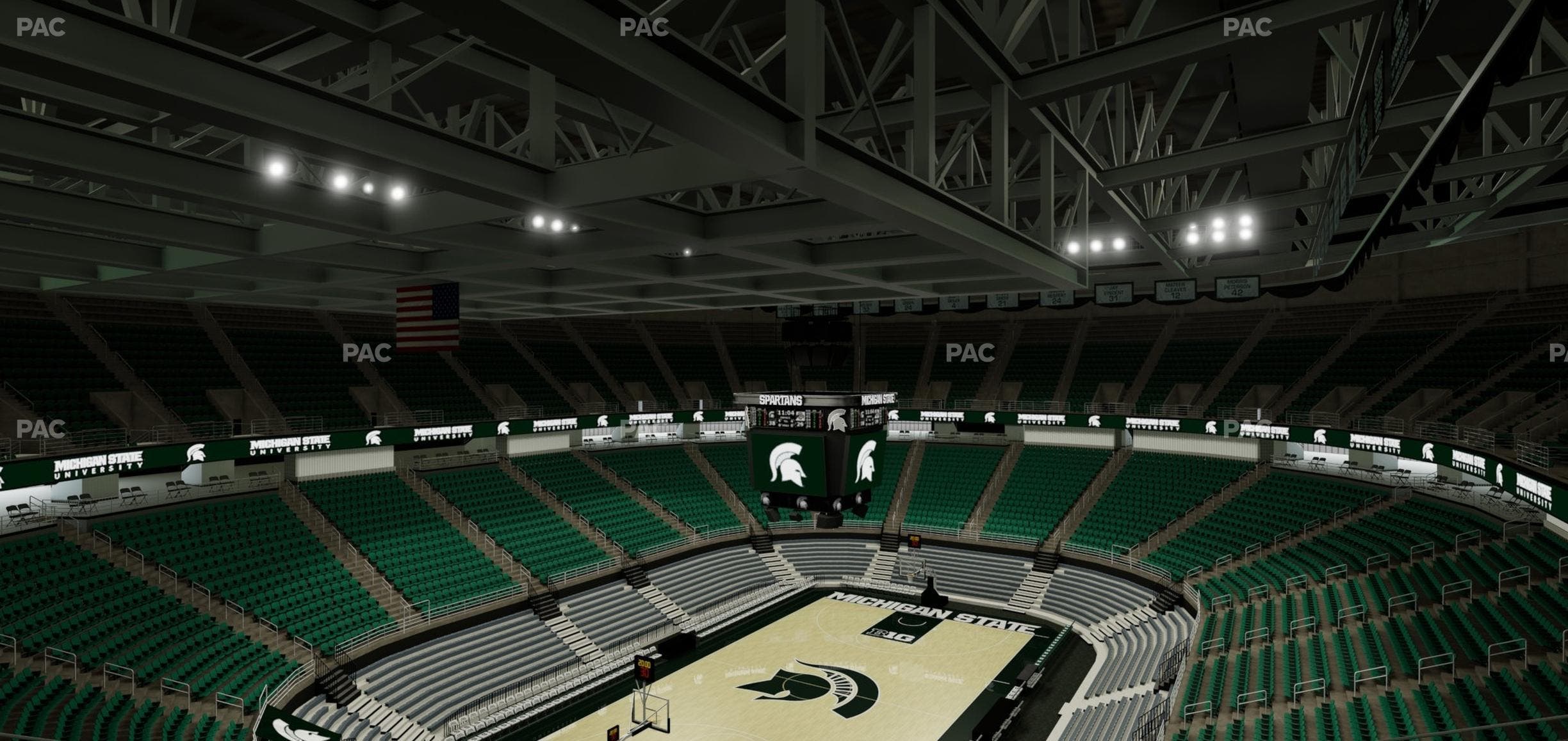 Jack Breslin Student Events Center - Section 215 Seat View