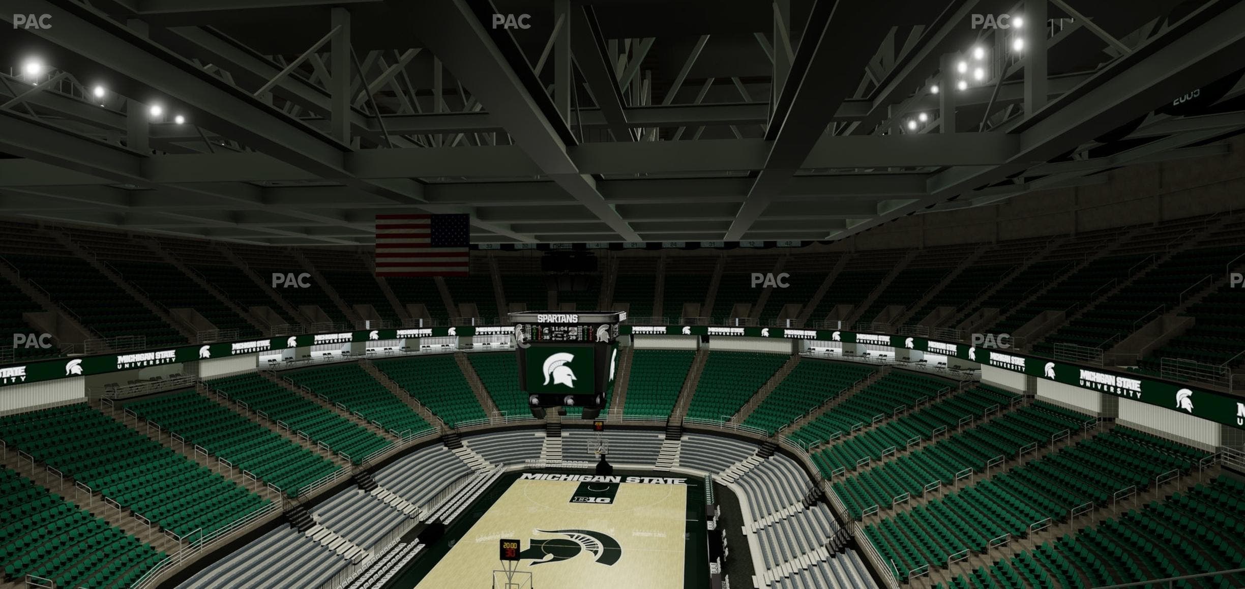 Jack Breslin Student Events Center - Section 217 Seat View