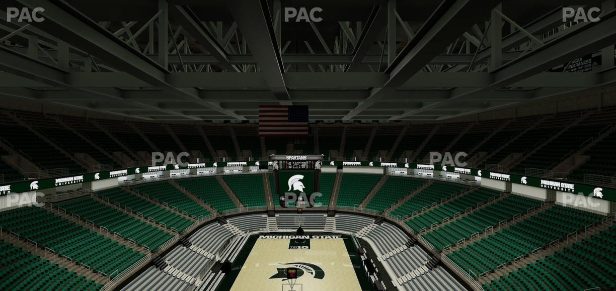 Jack Breslin Student Events Center - Section 218 Seat View