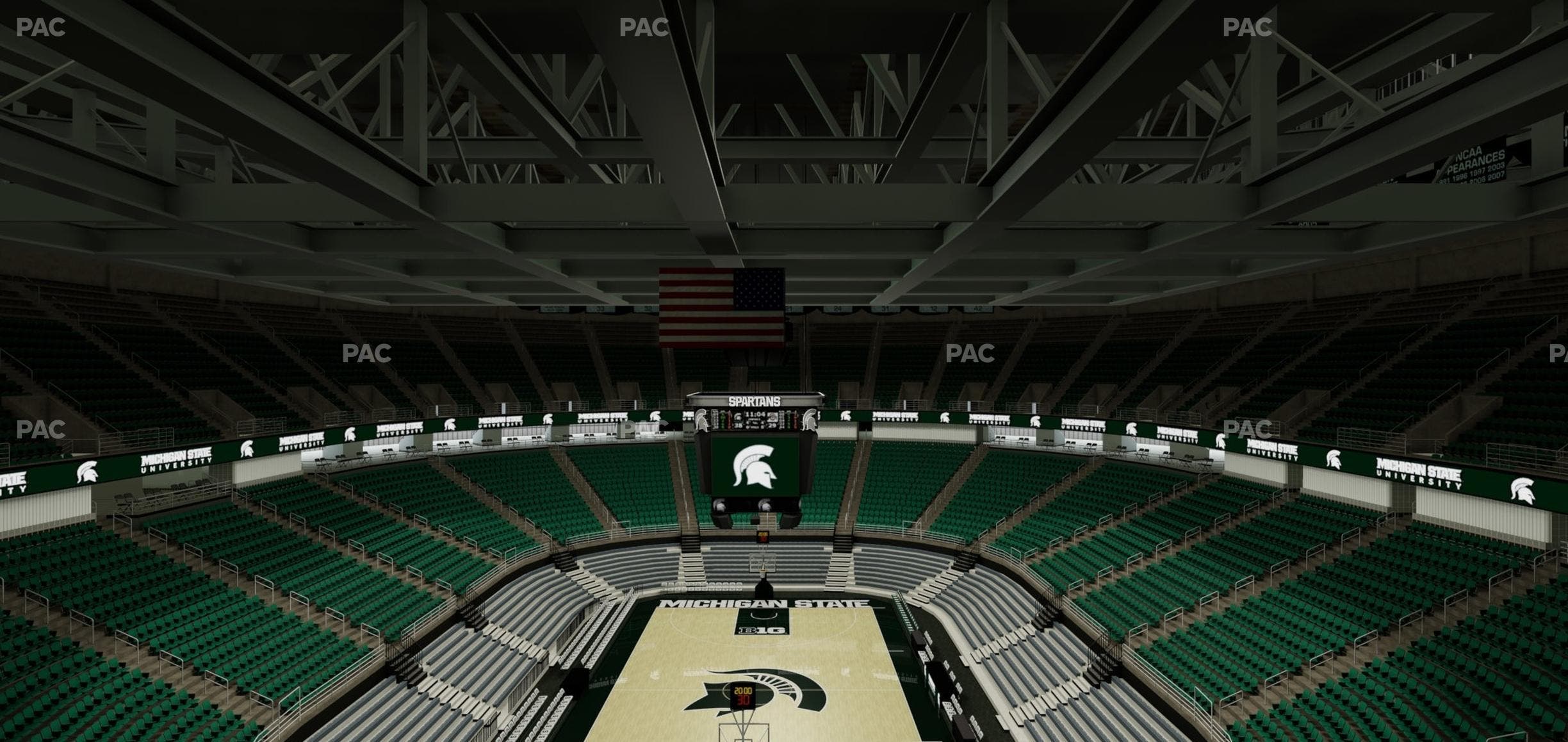 Jack Breslin Student Events Center - Section 218 Seat View