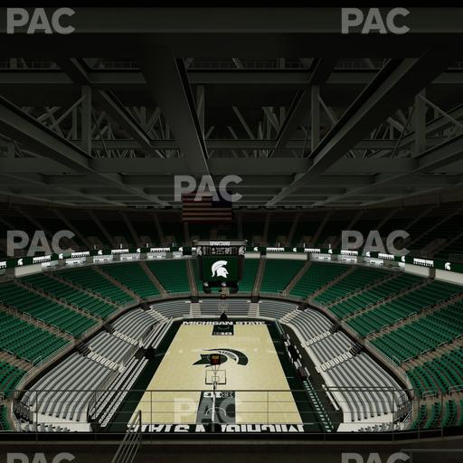 Jack Breslin Student Events Center - Section 218 Seat View