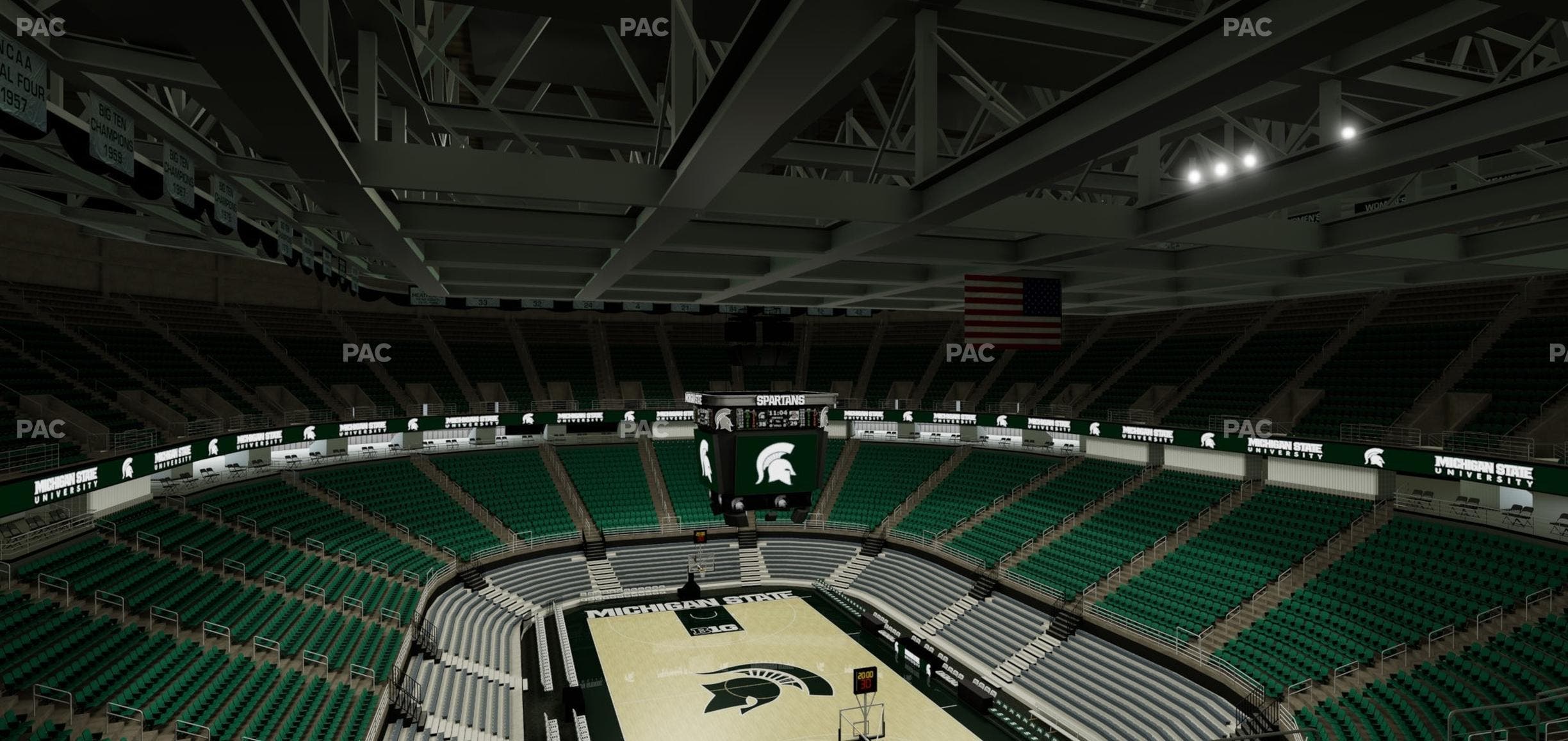 Jack Breslin Student Events Center - Section 220 Seat View