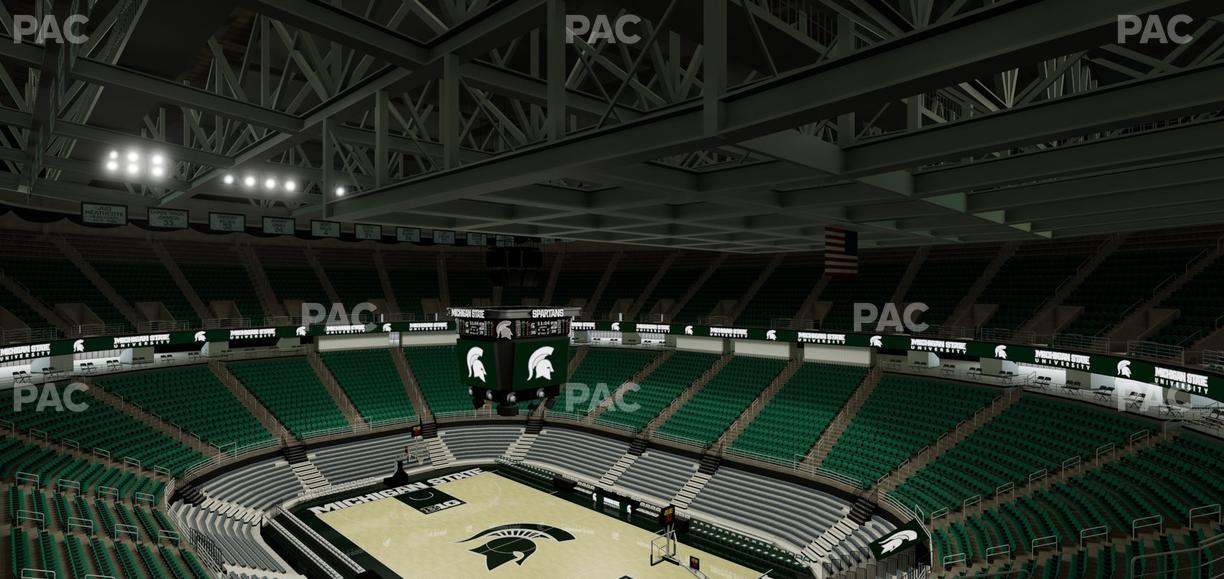 Jack Breslin Student Events Center - Section 222 Seat View