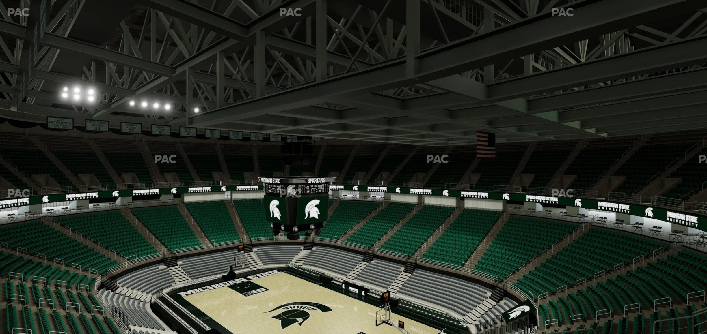 Jack Breslin Student Events Center - Section 222 Seat View