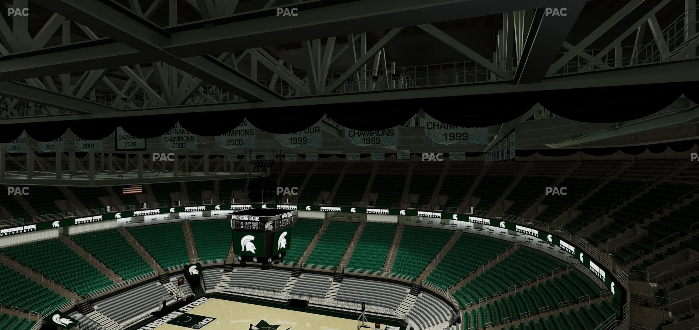 Jack Breslin Student Events Center - Section Bleachers 206 Seat View
