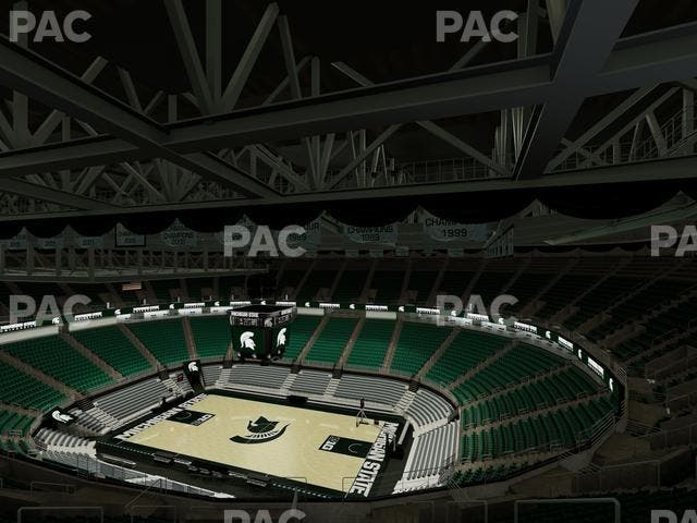 Jack Breslin Student Events Center - Section Bleachers 206 Seat View