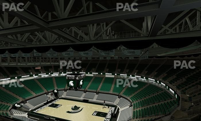 Jack Breslin Student Events Center - Section Bleachers 206 Seat View