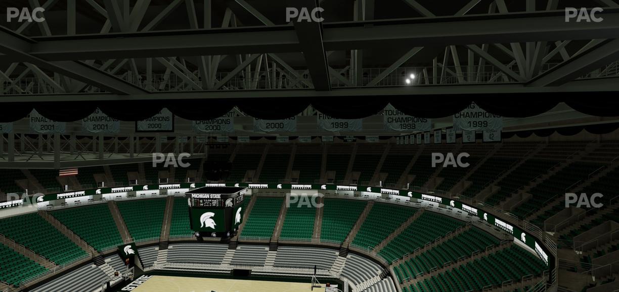 Jack Breslin Student Events Center - Section Bleachers 207 Seat View