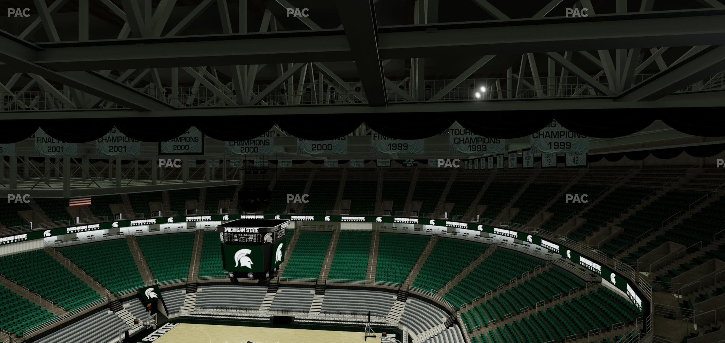 Jack Breslin Student Events Center - Section Bleachers 207 Seat View