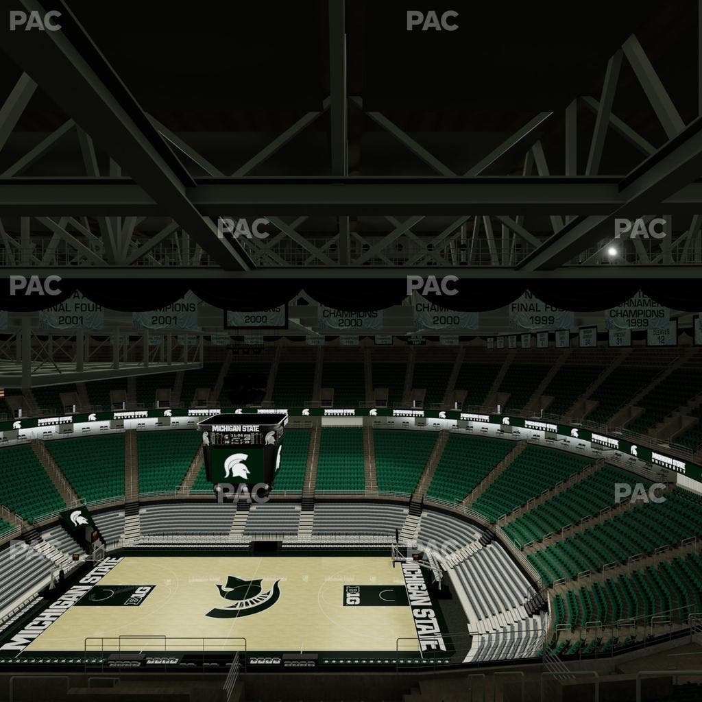 Jack Breslin Student Events Center - Section Bleachers 208 Seat View