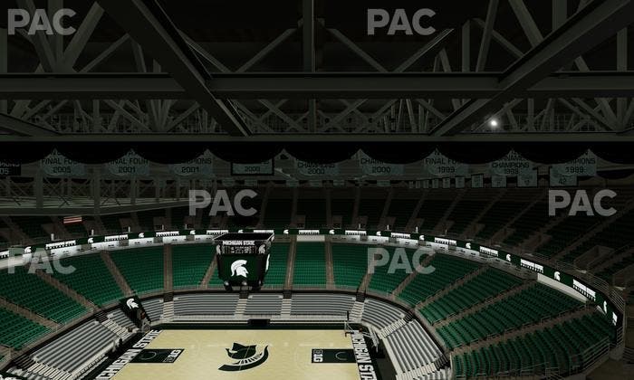 Jack Breslin Student Events Center - Section Bleachers 208 Seat View