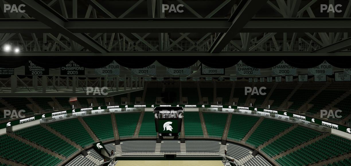 Jack Breslin Student Events Center - Section Bleachers 209 Seat View