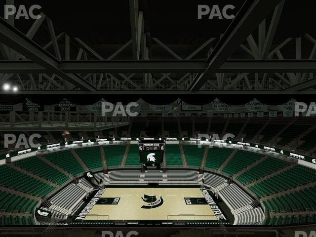 Jack Breslin Student Events Center - Section Bleachers 209 Seat View