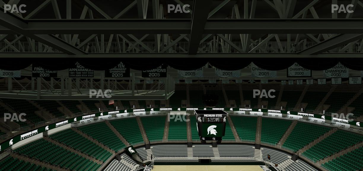 Jack Breslin Student Events Center - Section Bleachers 210 Seat View