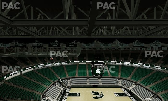 Jack Breslin Student Events Center - Section Bleachers 210 Seat View