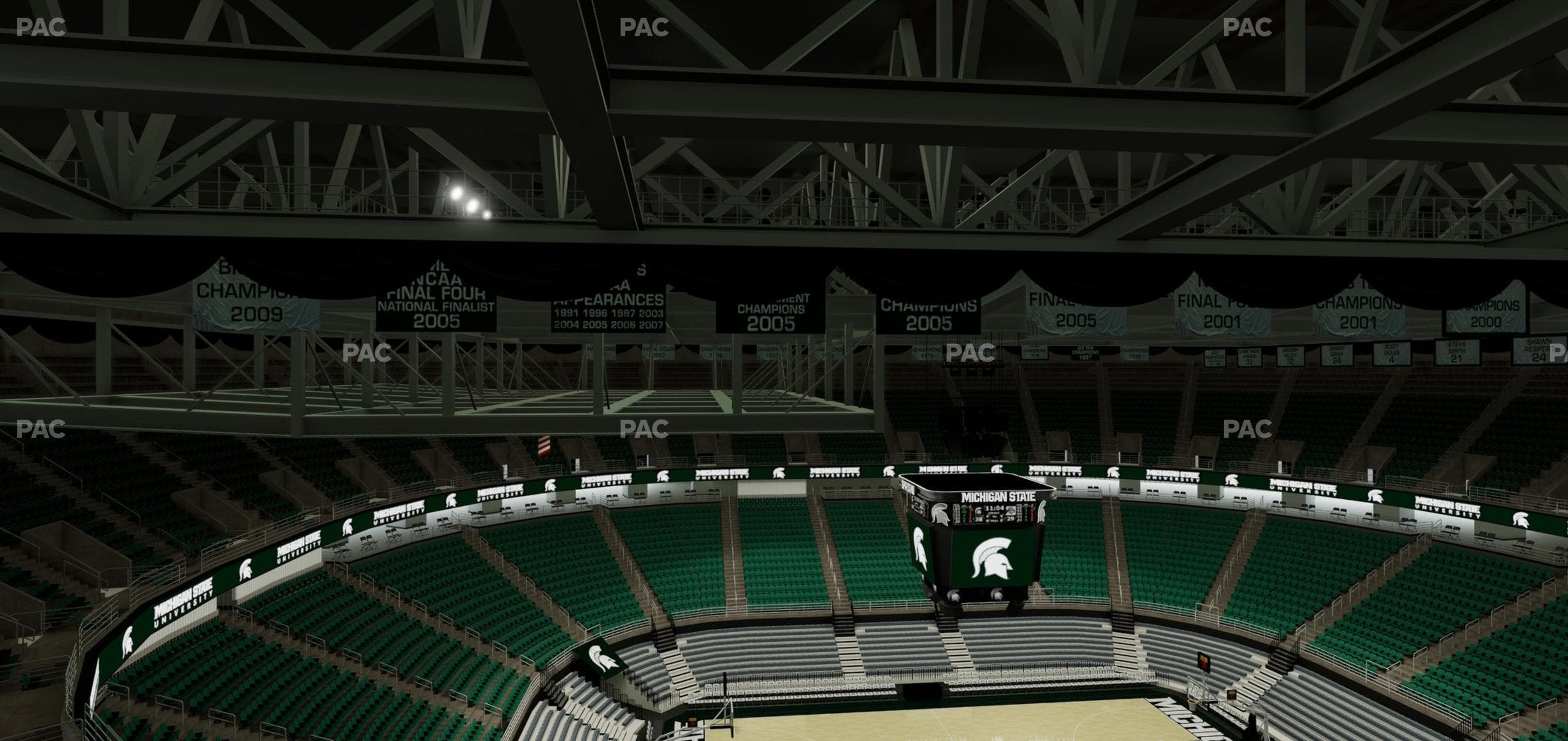 Jack Breslin Student Events Center - Section Bleachers 211 Seat View